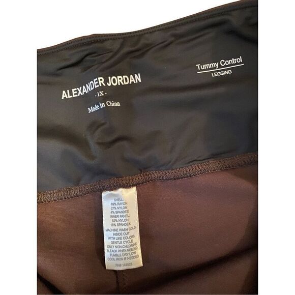 Nwt Alexander Jordan Tummy Control Dress Pants 1X  Formal Straight Leg - Picture 3 of 12